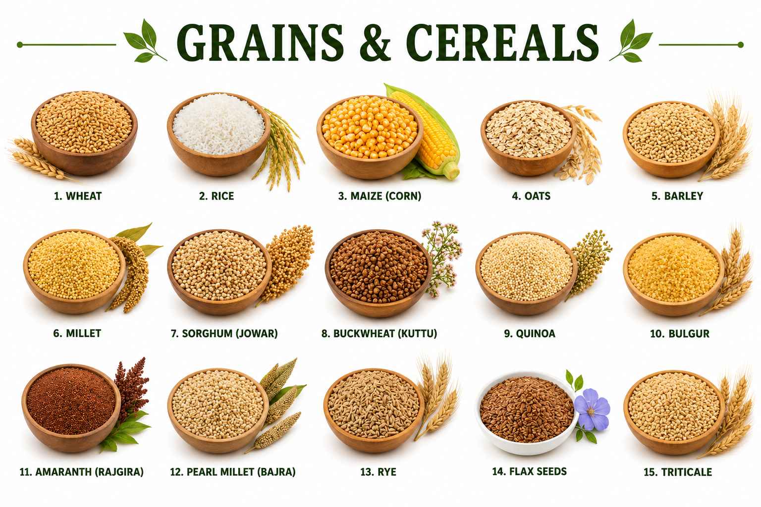 Grains & cereals